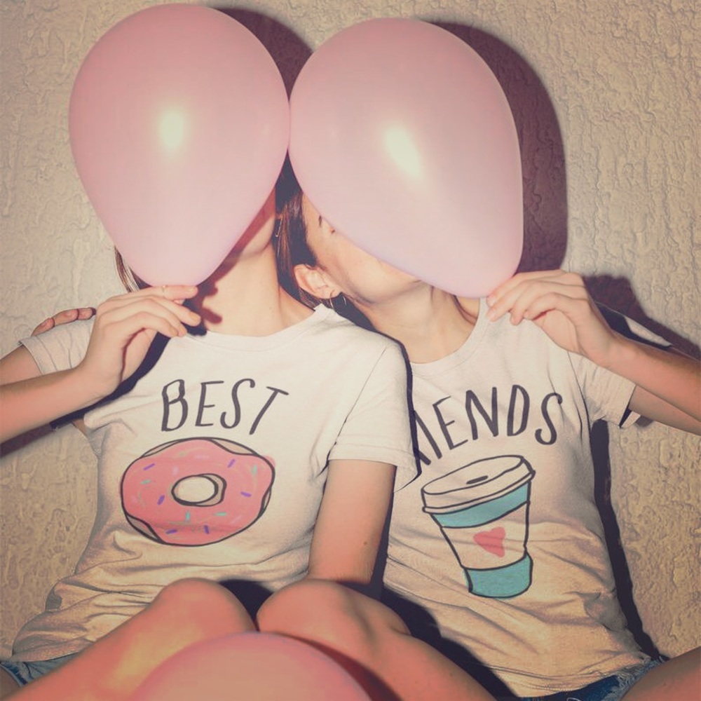 🍩☕️ BFF Matching Shirts Kawaii☕️🍩